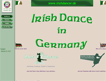 Tablet Screenshot of irishdancer.de